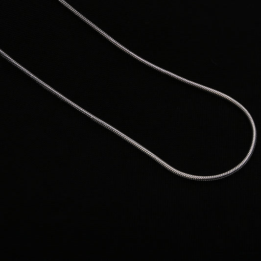 Sier Plated Ornament Snake Chain Bone Necklaces