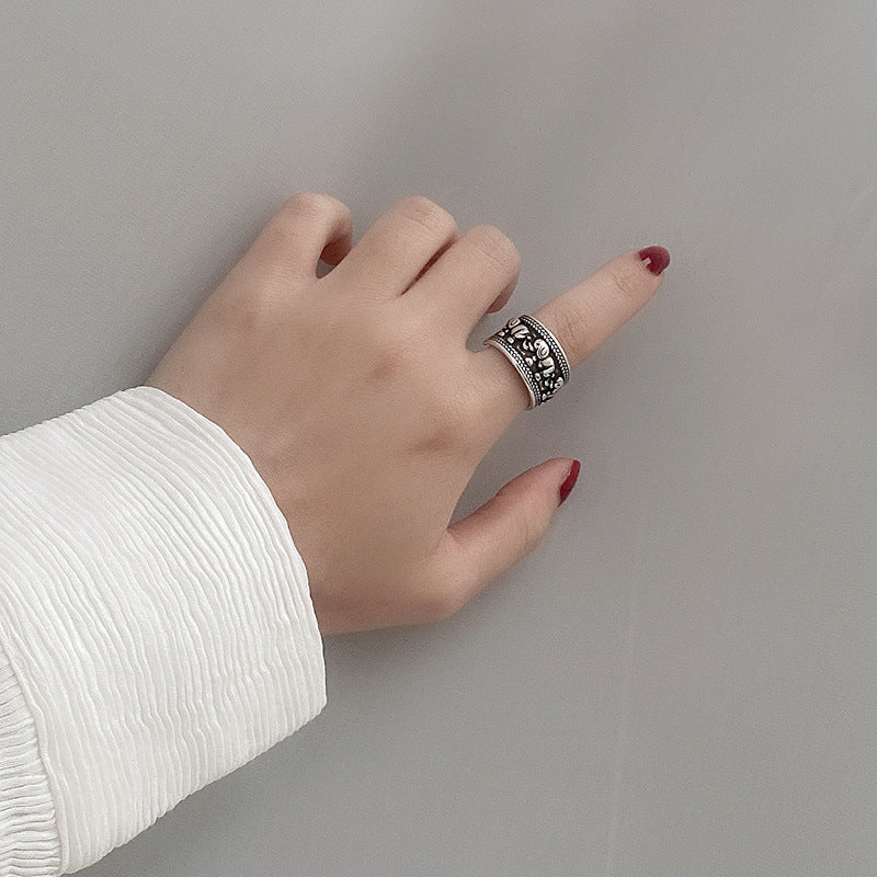 Women's More Than Ornament For Minority Elastic String Small Rings
