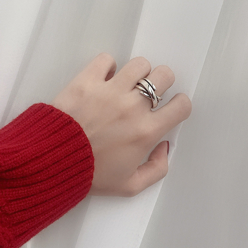 Women's More Than Ornament For Minority Elastic String Small Rings