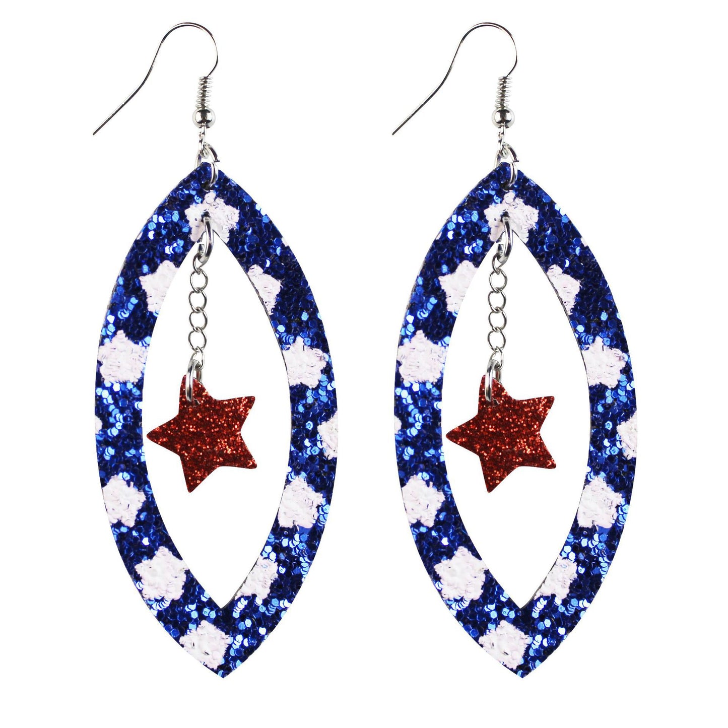 Star Stripes Elements Independence Day Leather Rings