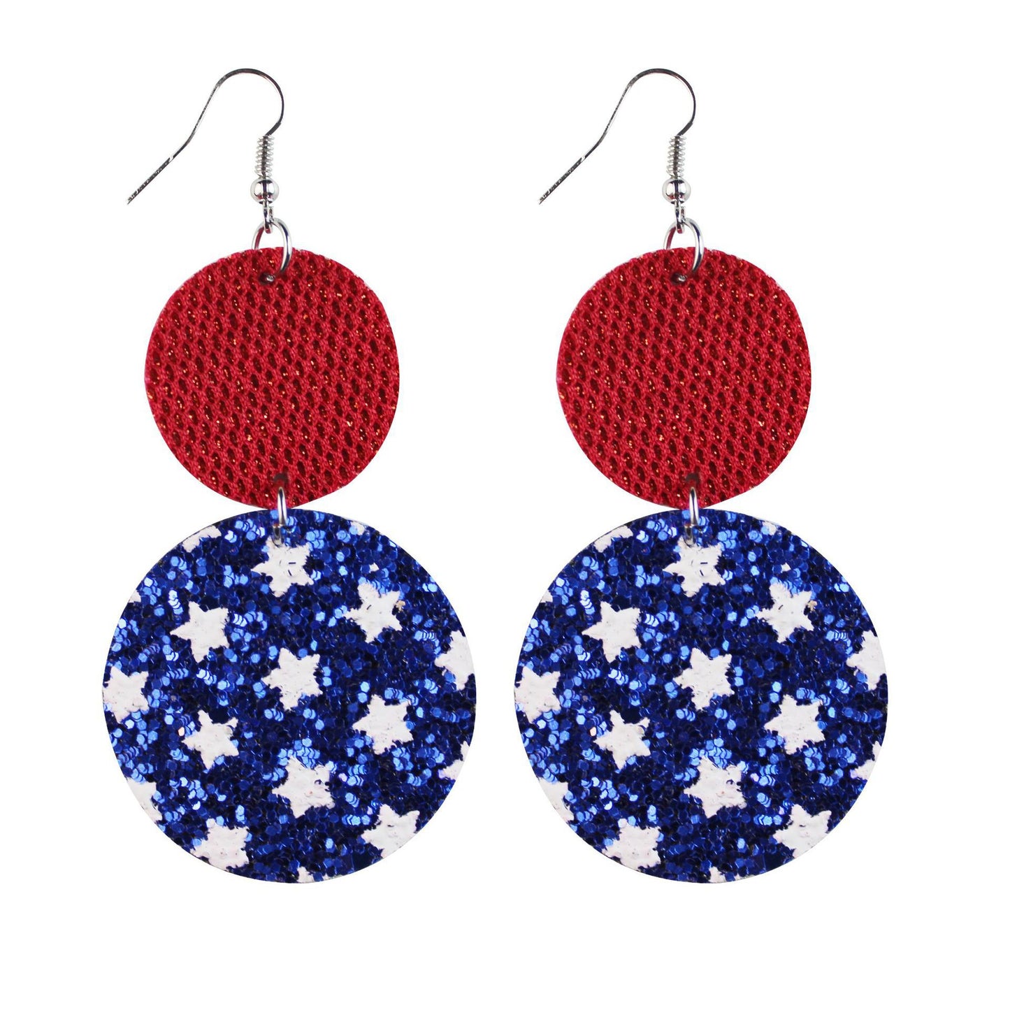 Star Stripes Elements Independence Day Leather Rings