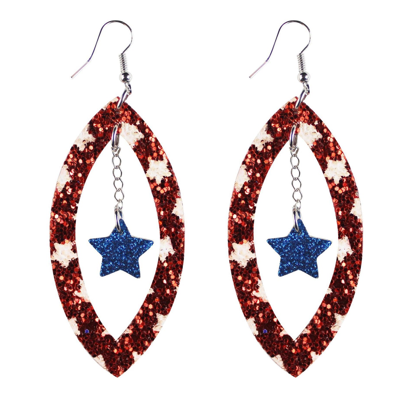 Star Stripes Elements Independence Day Leather Rings