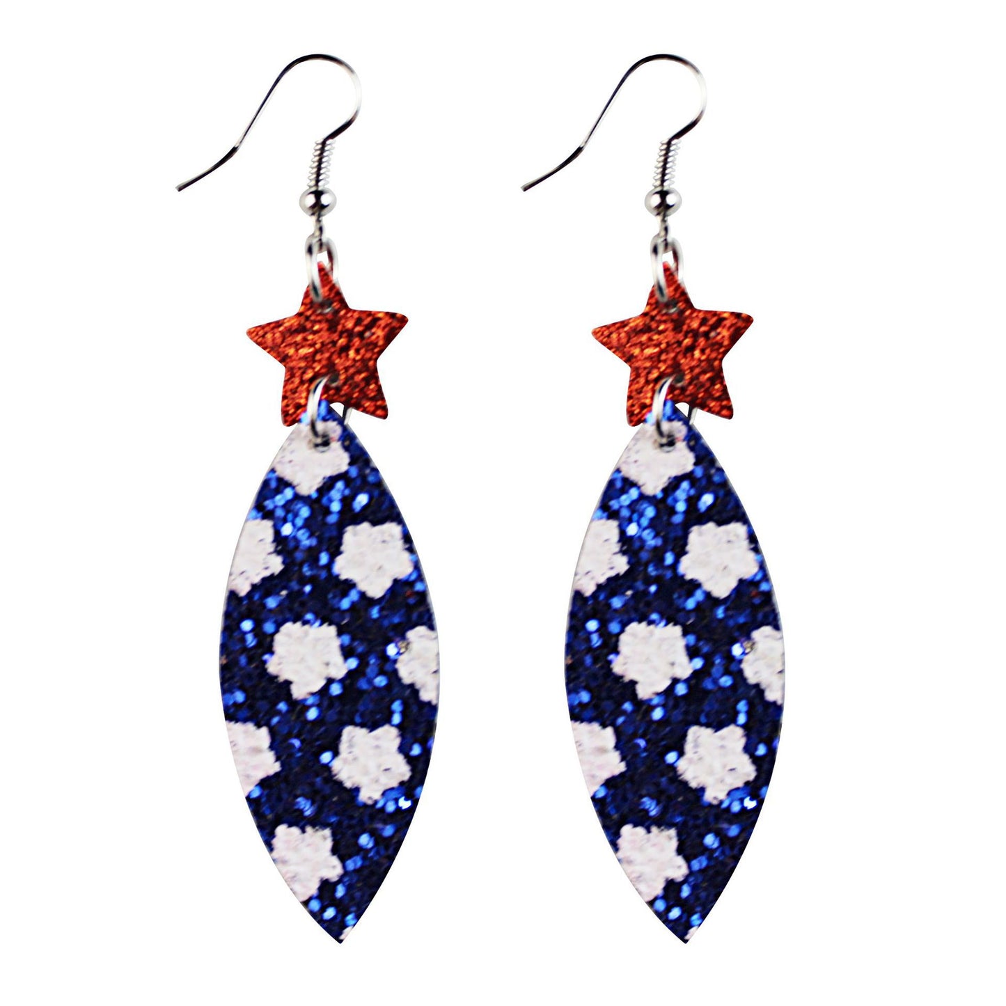 Star Stripes Elements Independence Day Leather Rings