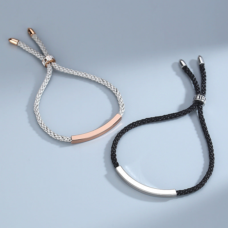 Sterling Sier Fall In Love Couple Bracelets