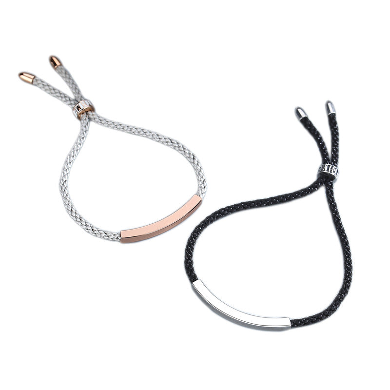 Sterling Sier Fall In Love Couple Bracelets