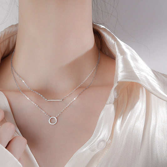Geometric Female Clavicle Chain Simple Temperament Necklaces