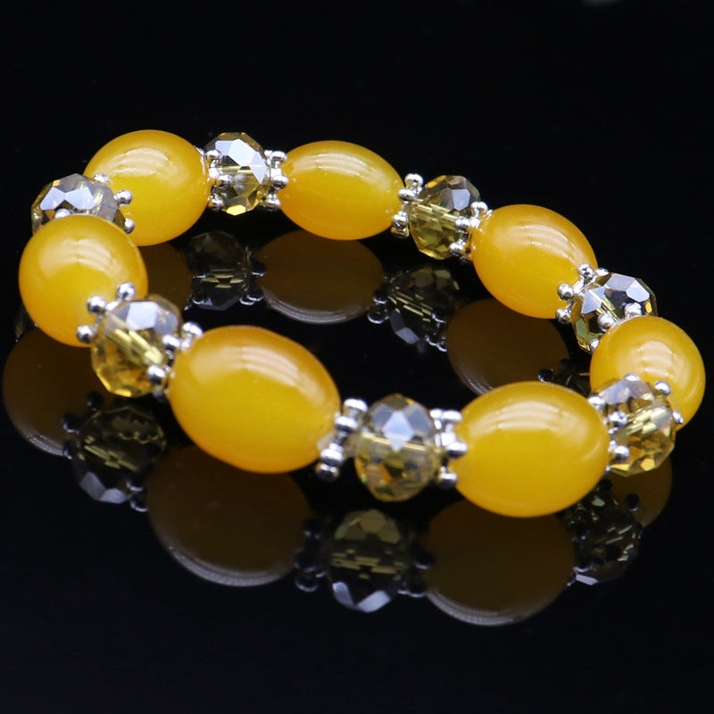 Imitation Jade Beads Gift Drainage Stall Temple Bracelets