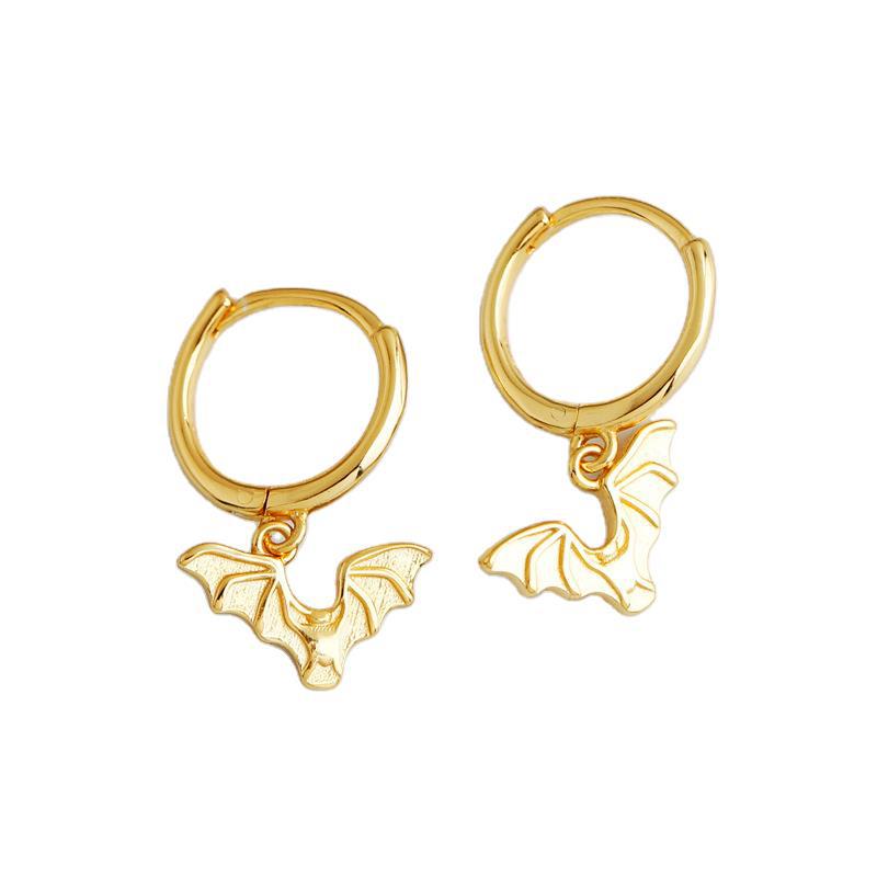 National Sterling Sier Personalized Fashion Bat Earrings