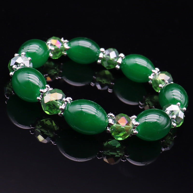 Imitation Jade Beads Gift Drainage Stall Temple Bracelets