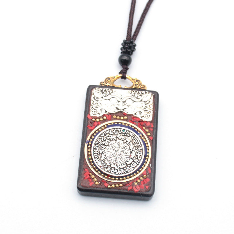 Tibetan Vintage Blackwood Father's Day Sweater Necklaces