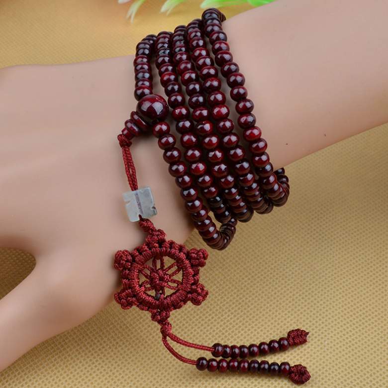 Buddha Beads Rosewood Rosary Yuan Stall Bracelet
