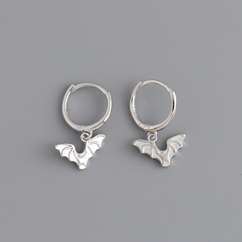National Sterling Sier Personalized Fashion Bat Earrings