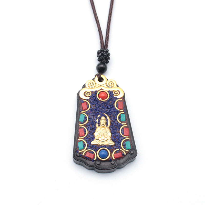 Tibetan Vintage Blackwood Father's Day Sweater Necklaces
