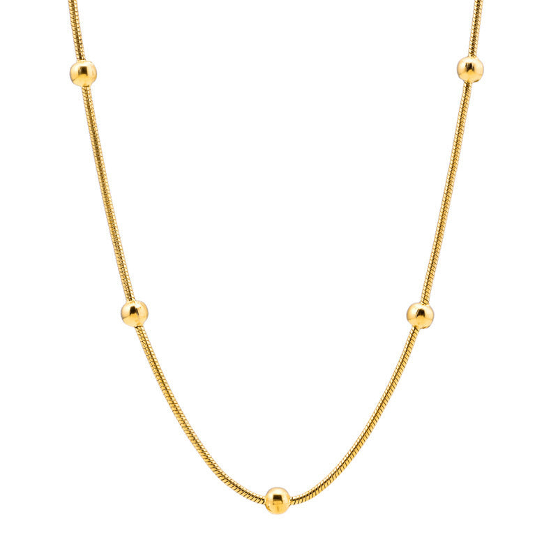 Simple Personality Rose Gold Valentine's Day Necklaces
