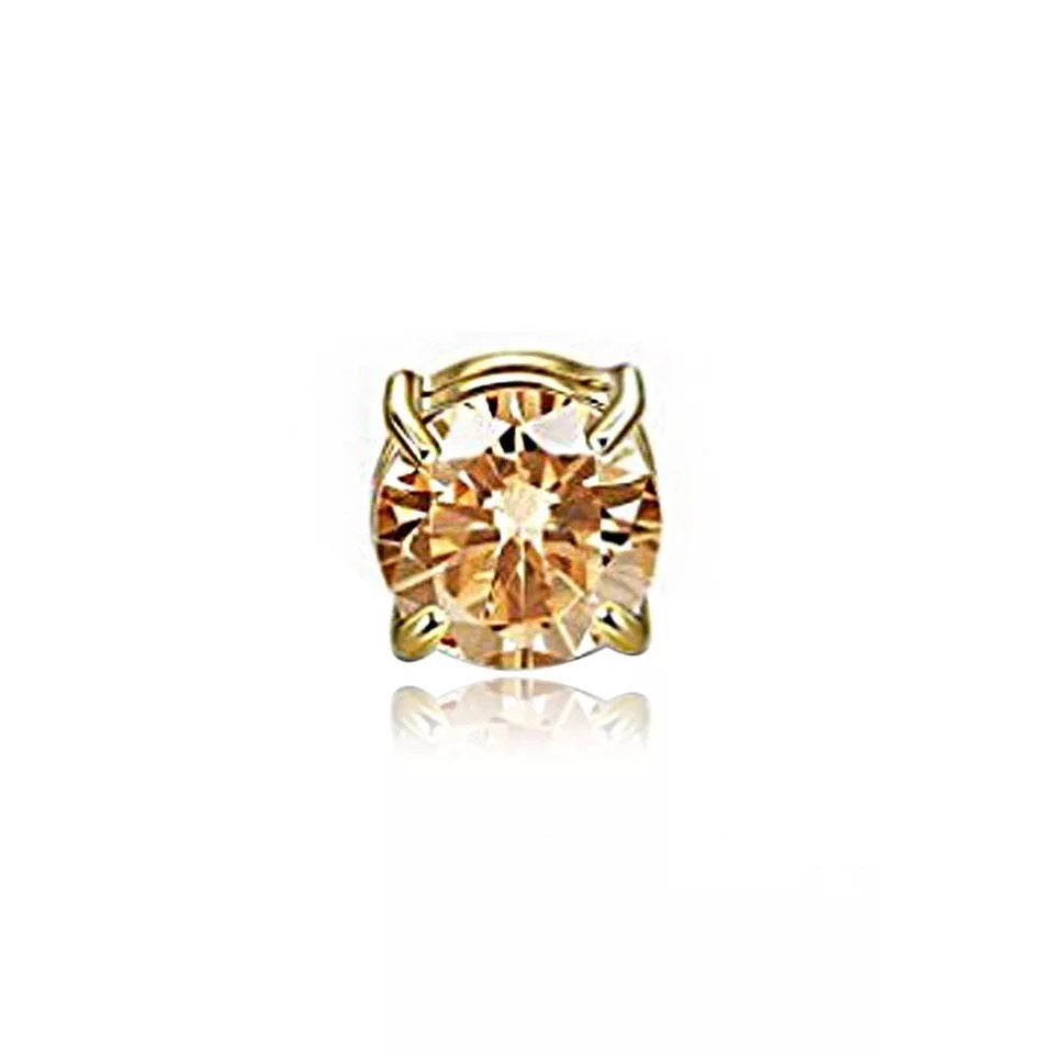 No Piercing Pseudo Unisex Zircon Magnet Earrings