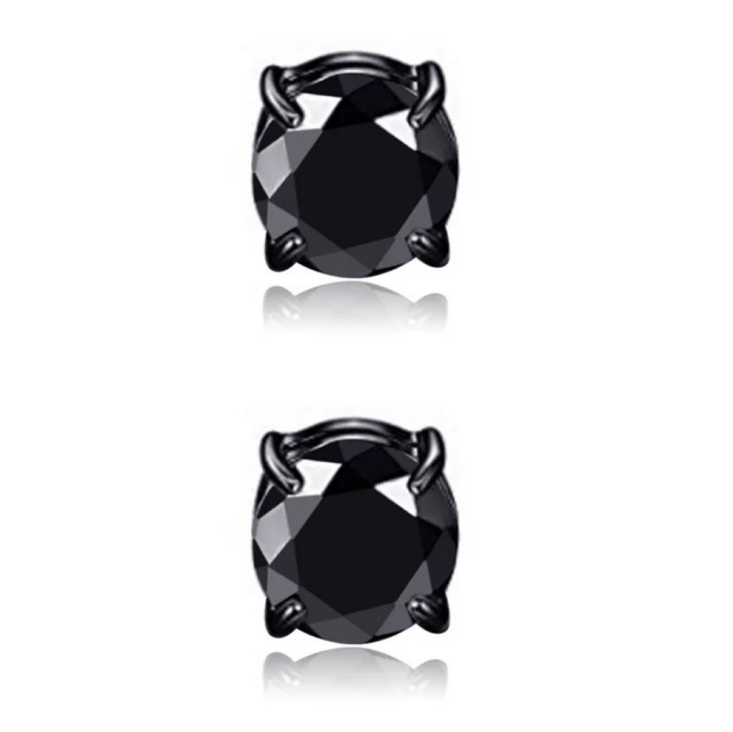 No Piercing Pseudo Unisex Zircon Magnet Earrings