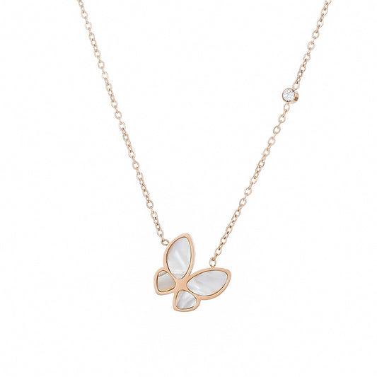 Trace Fairy Butterfly Female Mori Style Clavicle Chain Necklaces