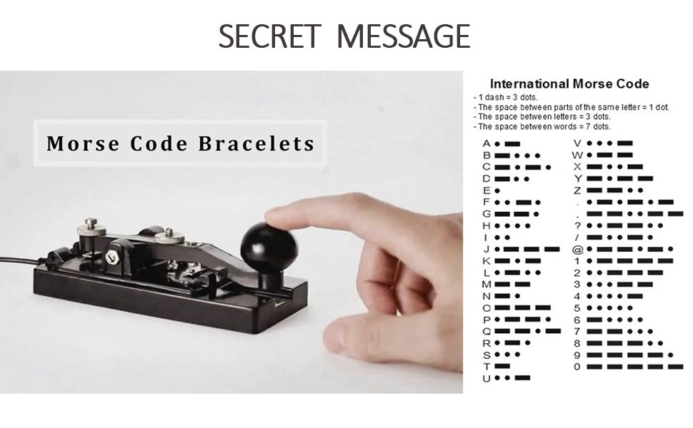 Moss Password Alphabet Number Couple Wrist Bracelets