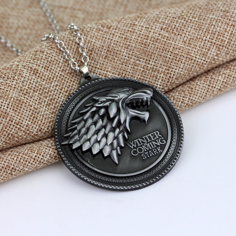 Films Television Nine Family Dragon With Three Heads Necklaces