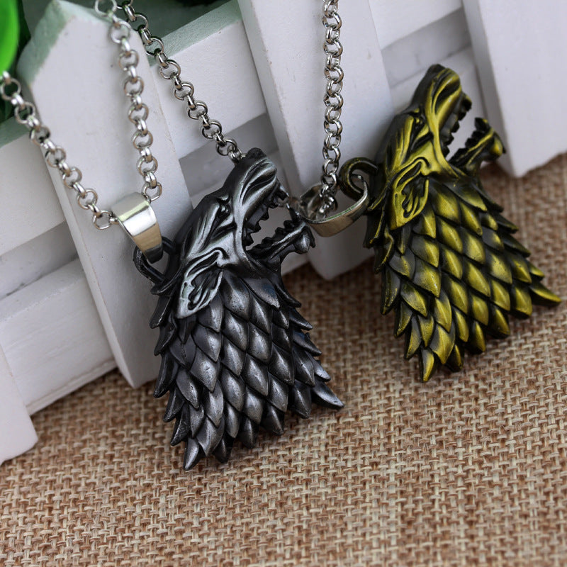 Films Television Nine Family Dragon With Three Heads Necklaces