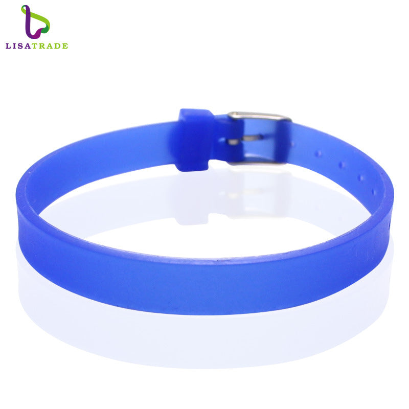 Women's & Men's Silicone Couple Hand Jewelry Korean Fashion Wrist Bracelets