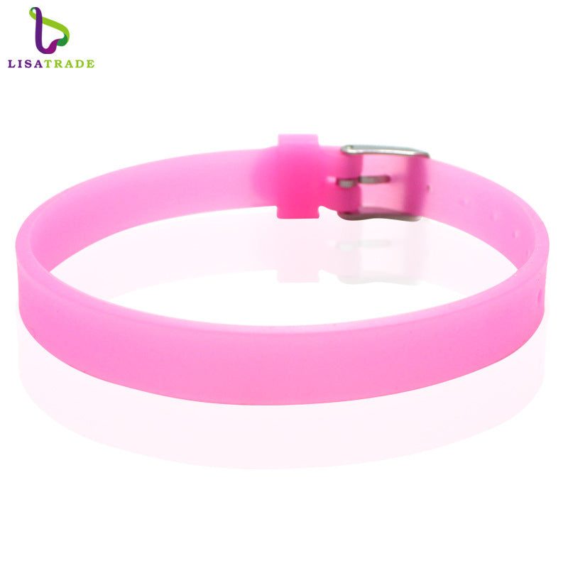 Women's & Men's Silicone Couple Hand Jewelry Korean Fashion Wrist Bracelets