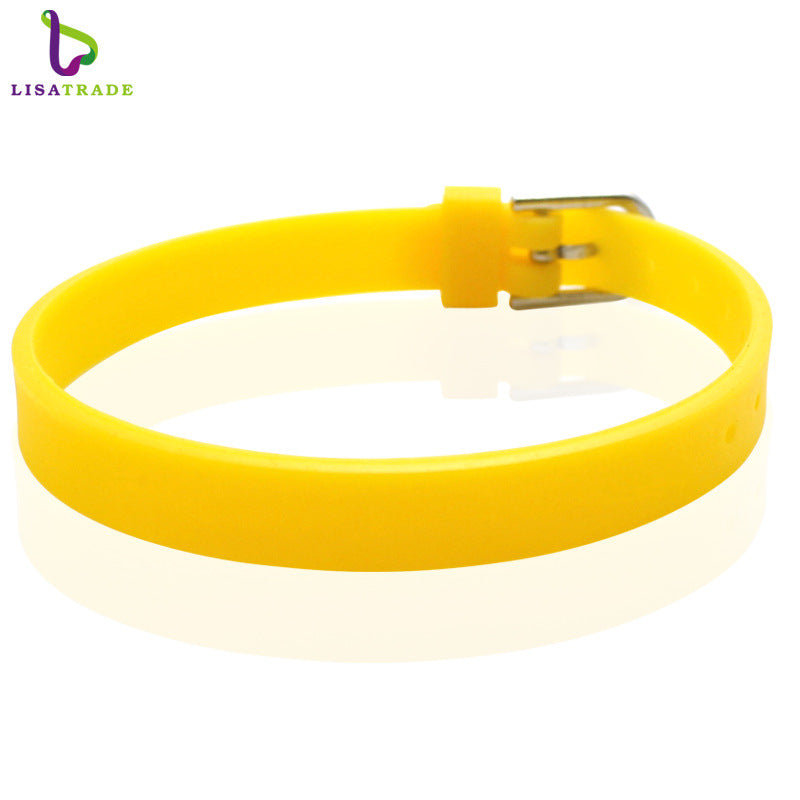 Women's & Men's Silicone Couple Hand Jewelry Korean Fashion Wrist Bracelets