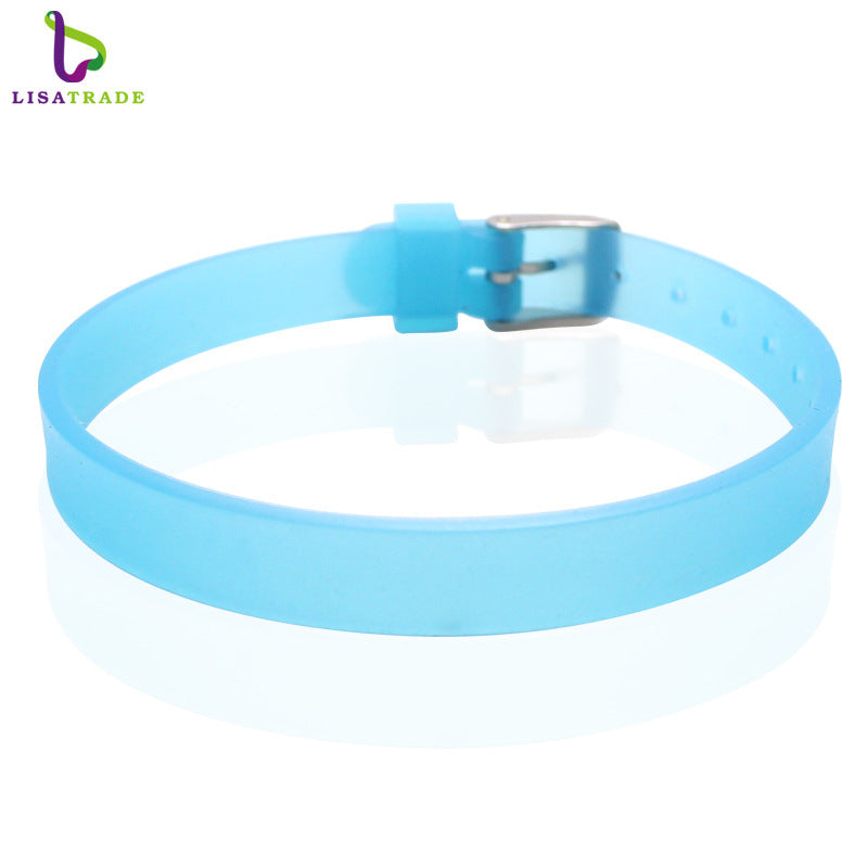 Women's & Men's Silicone Couple Hand Jewelry Korean Fashion Wrist Bracelets