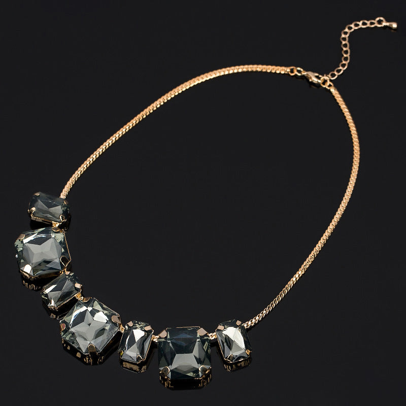 Inlaid Sweater Chain Female Christmas Gift Necklaces