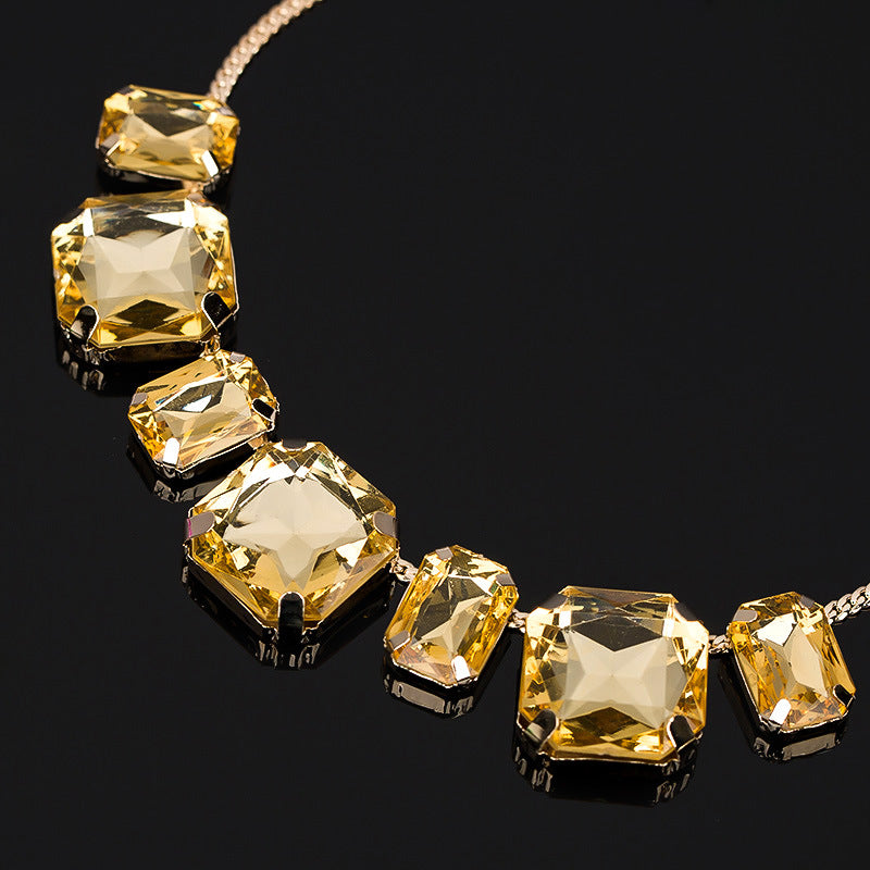 Inlaid Sweater Chain Female Christmas Gift Necklaces