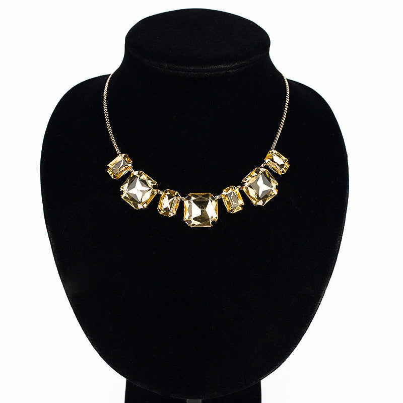 Inlaid Sweater Chain Female Christmas Gift Necklaces