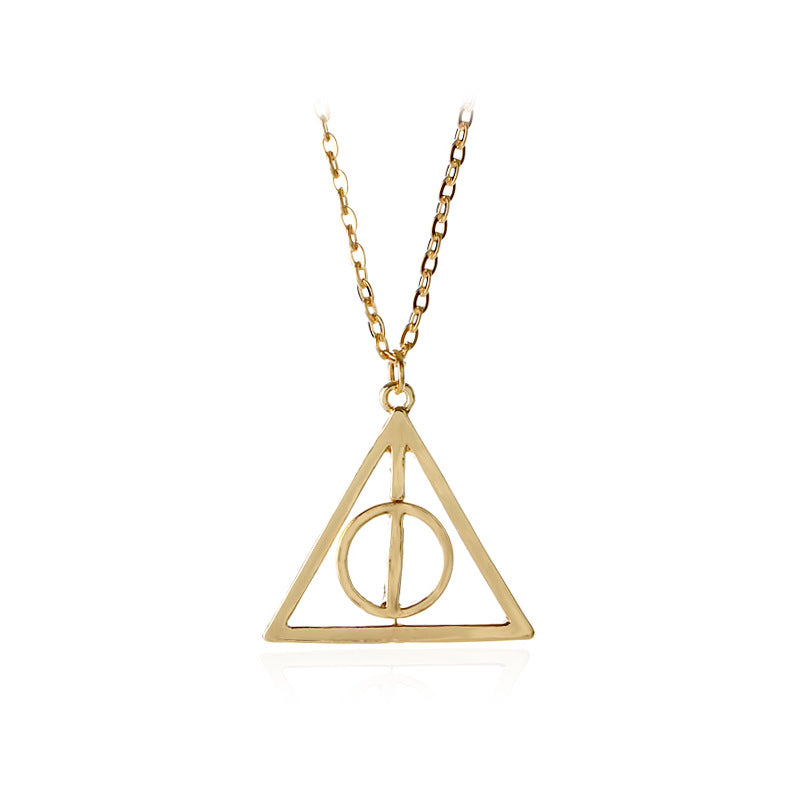 Ornament Fashion Personality Deathly Hallows Resurrection Stone Necklaces