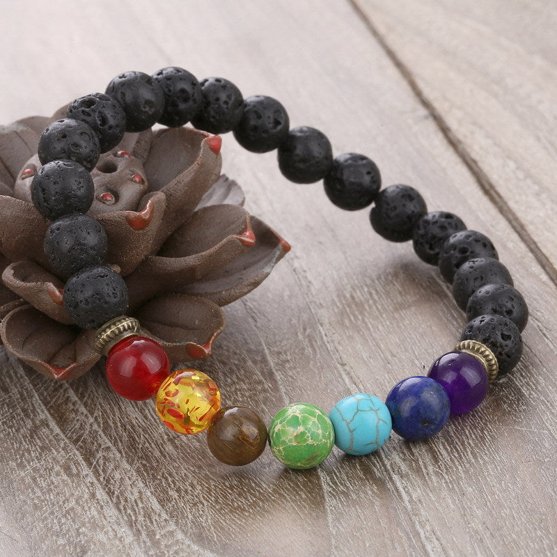 Volcanic Rock Tiger Eye Emperor Stone Bracelets