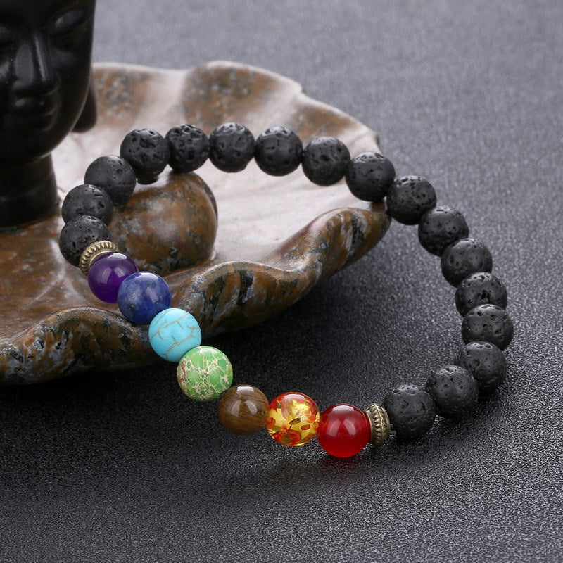 Volcanic Rock Tiger Eye Emperor Stone Bracelets