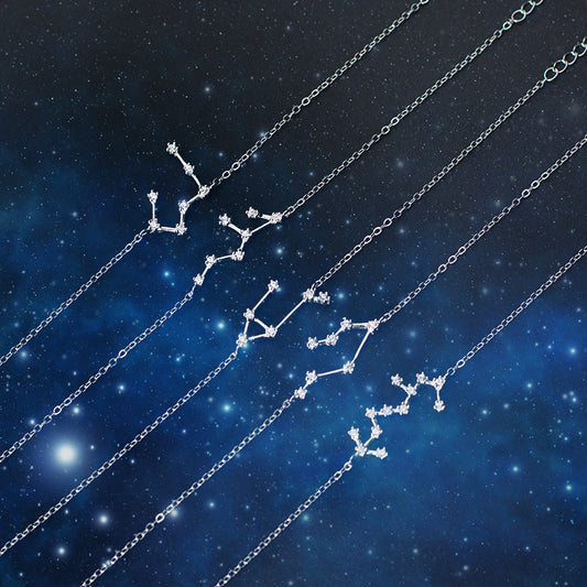 Sier Twee Constellations Female Korean Style Bracelets