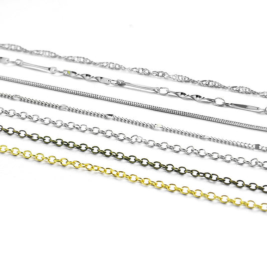 Women's Snake Bones Chain Water Wave Collarbone Necklaces