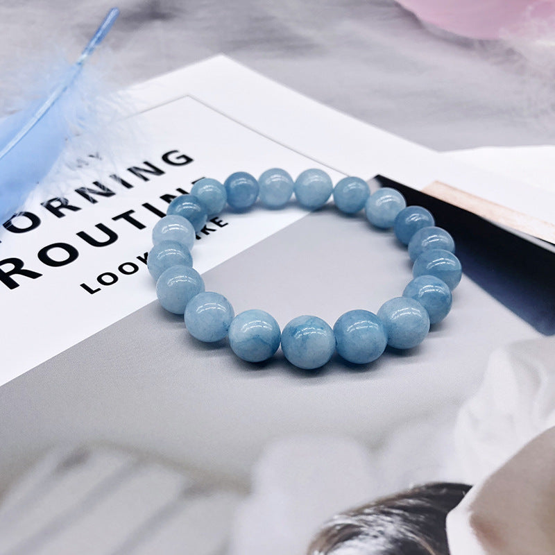 Ornament Sea Blue Sapphire Chalcedony Stall Bracelets