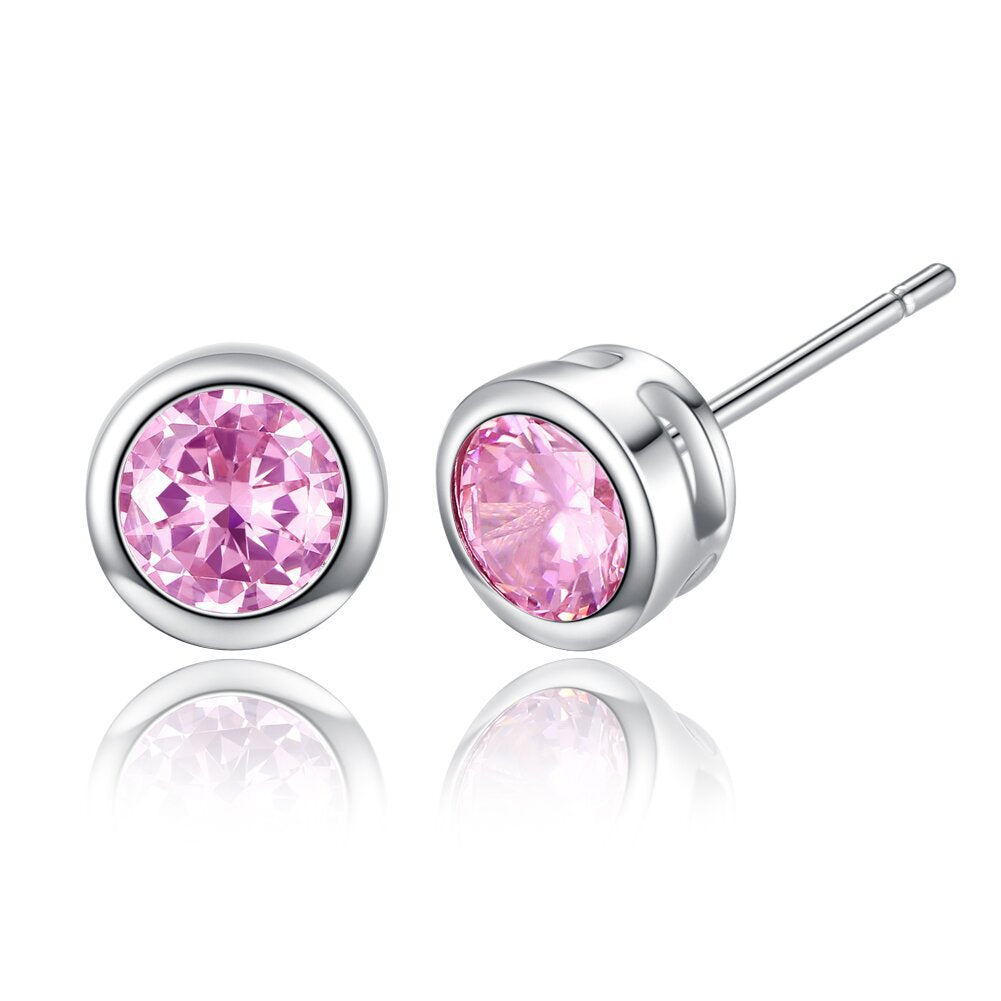 Women's Elegant Zircon Crystal Round Inlaid Fashion Rings