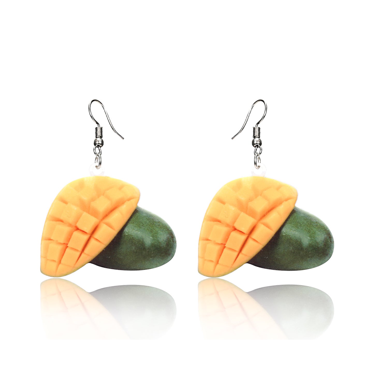 Women's Acrylic Fruit Coconut Tree Summer Fashion Earrings