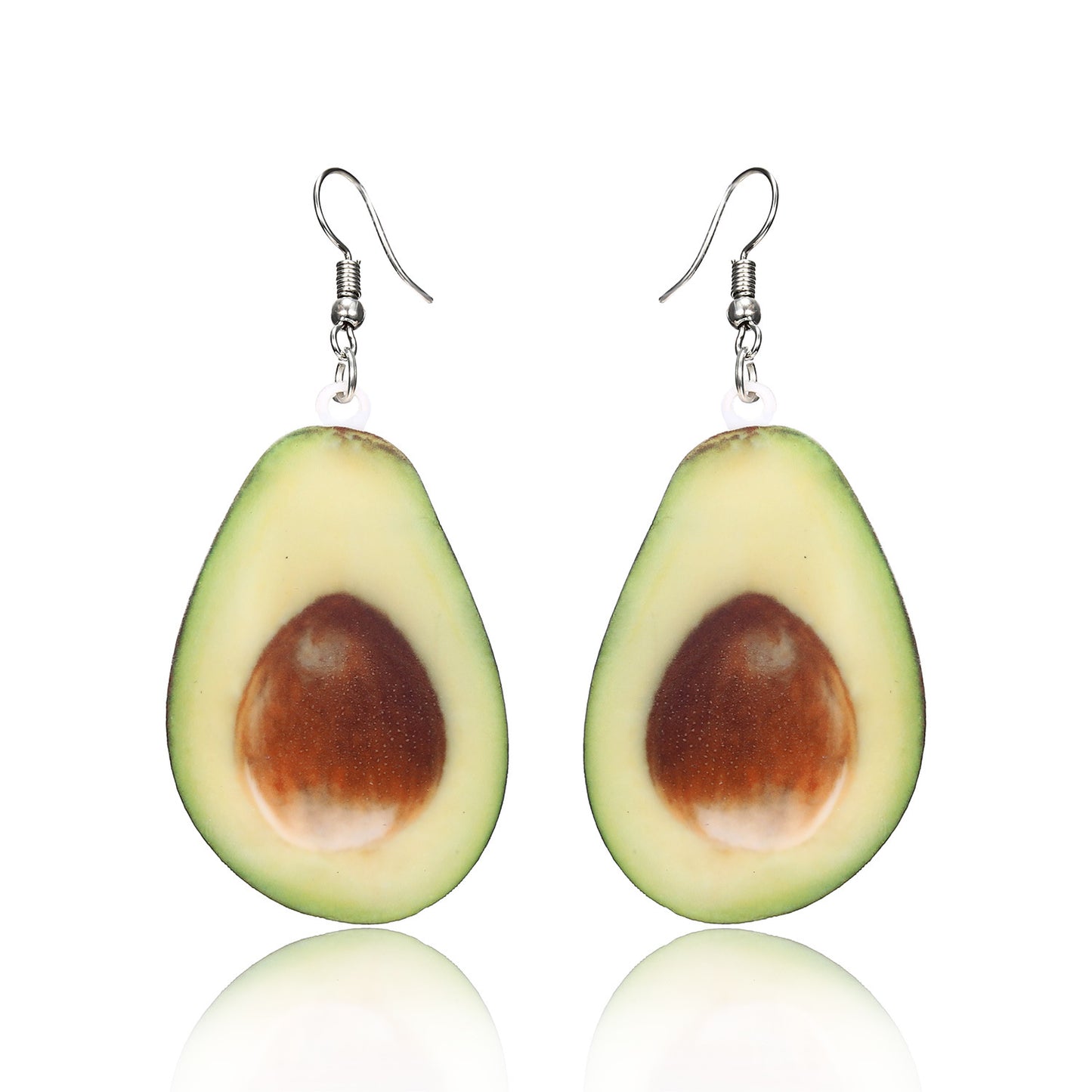 Women's Acrylic Fruit Coconut Tree Summer Fashion Earrings