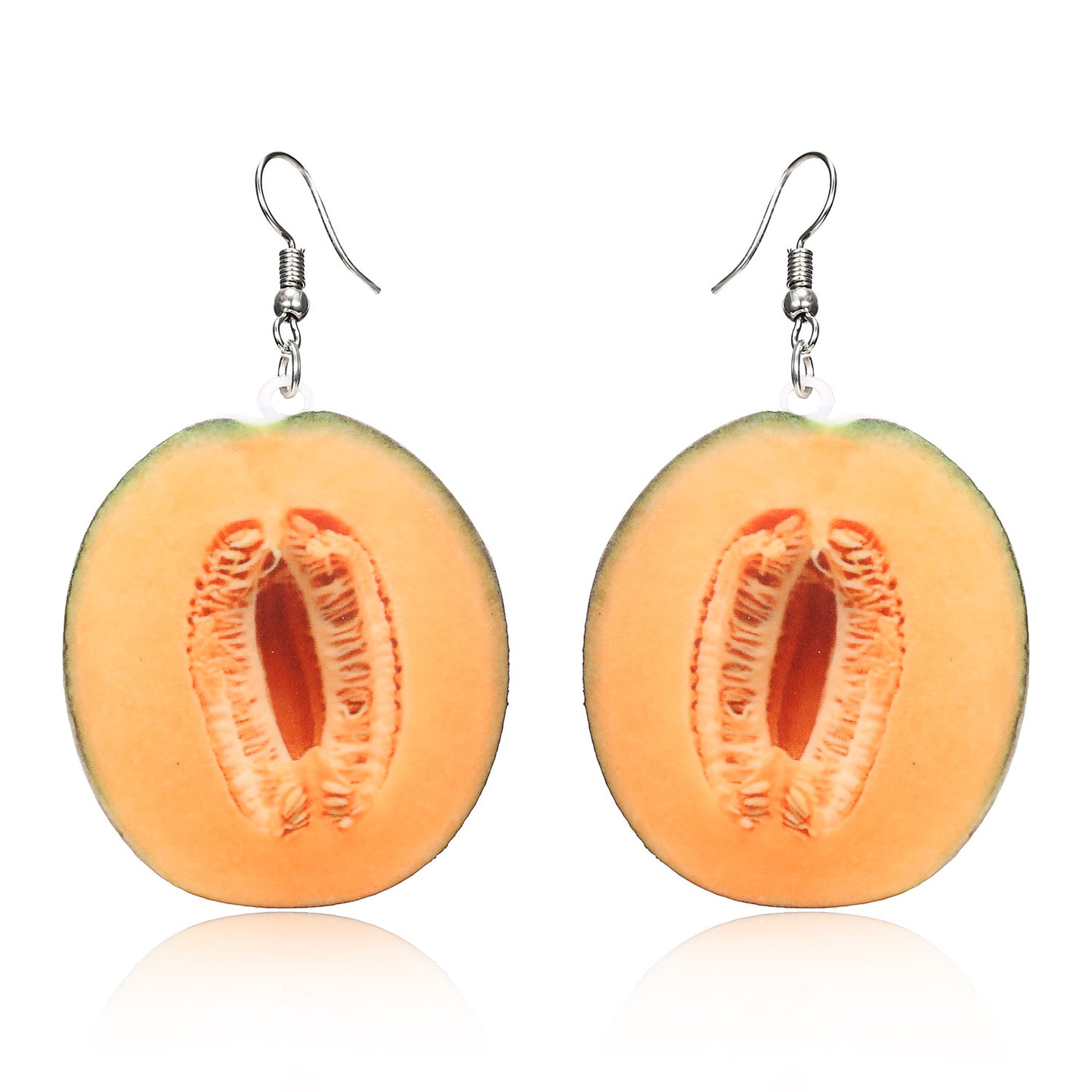 Women's Acrylic Fruit Coconut Tree Summer Fashion Earrings