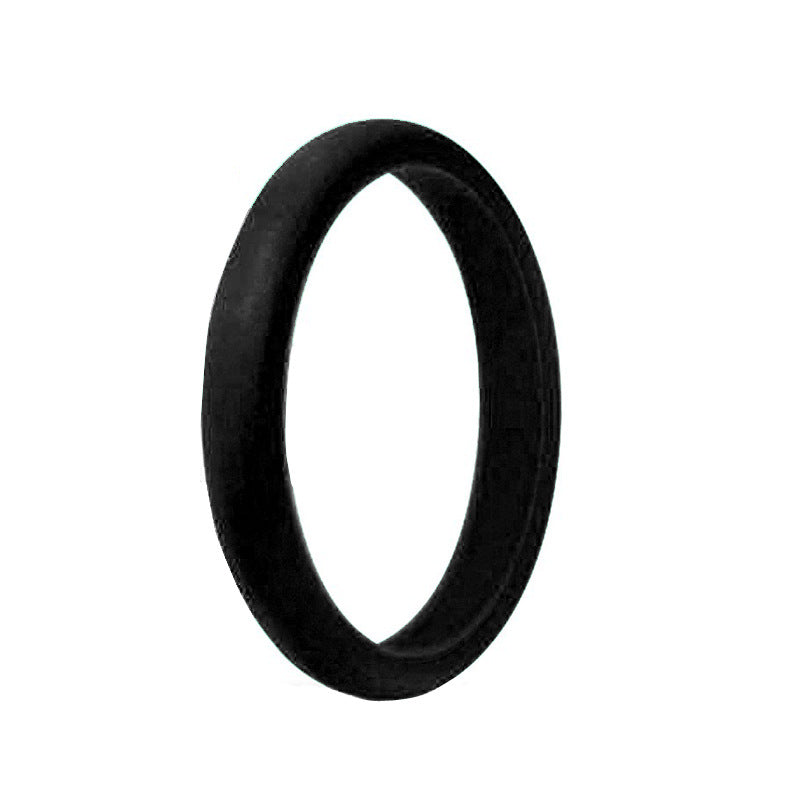 New Silica Gel Unisex Silicone Couple Rings