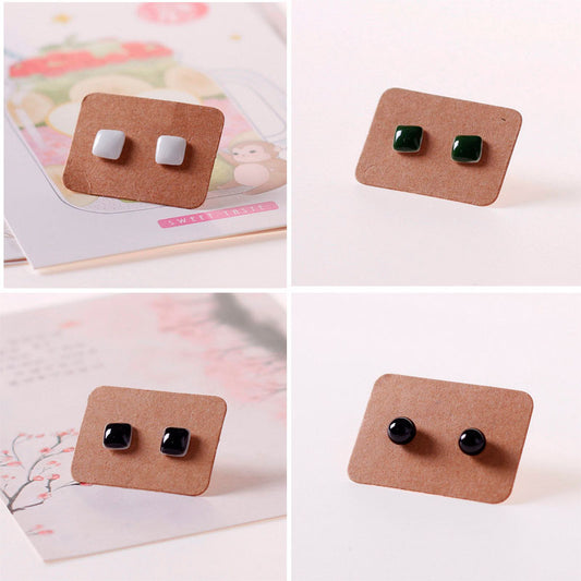 Women's Ornament Style Ear Elegant Individual Porcelain Earrings