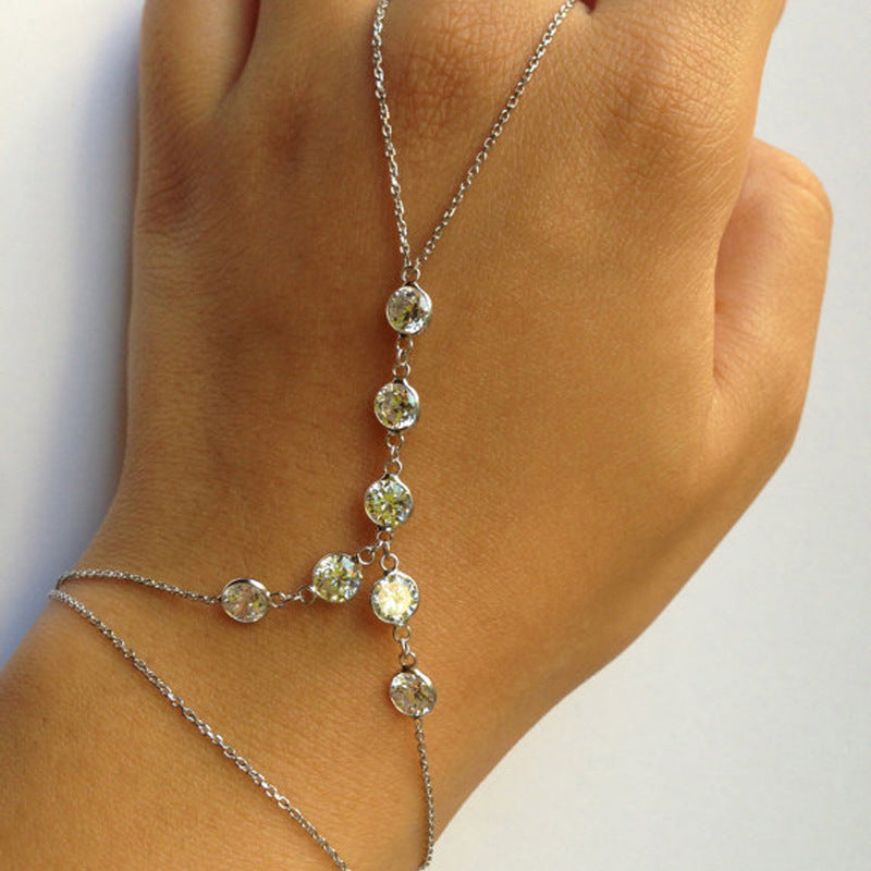 Women's Summer Jewelry Alloy Double-sided Diamond With Bracelets