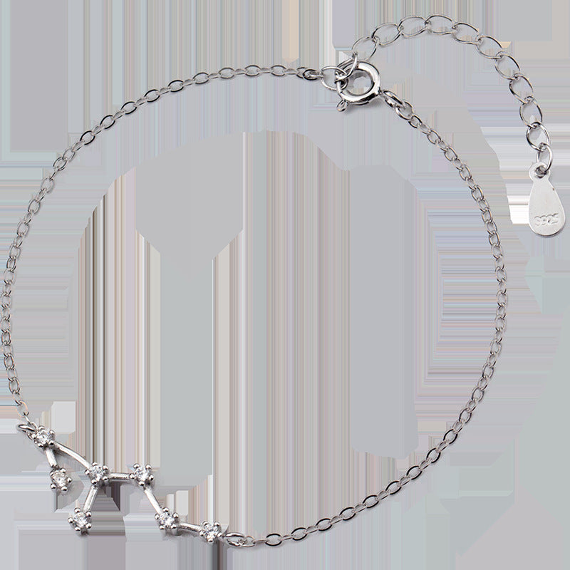 Sier Twee Constellations Female Korean Style Bracelets