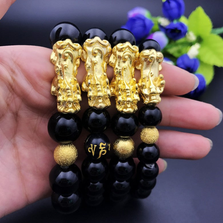 Women's & Men's Ornament Fashion Money Drawing Luck Changing Bracelets