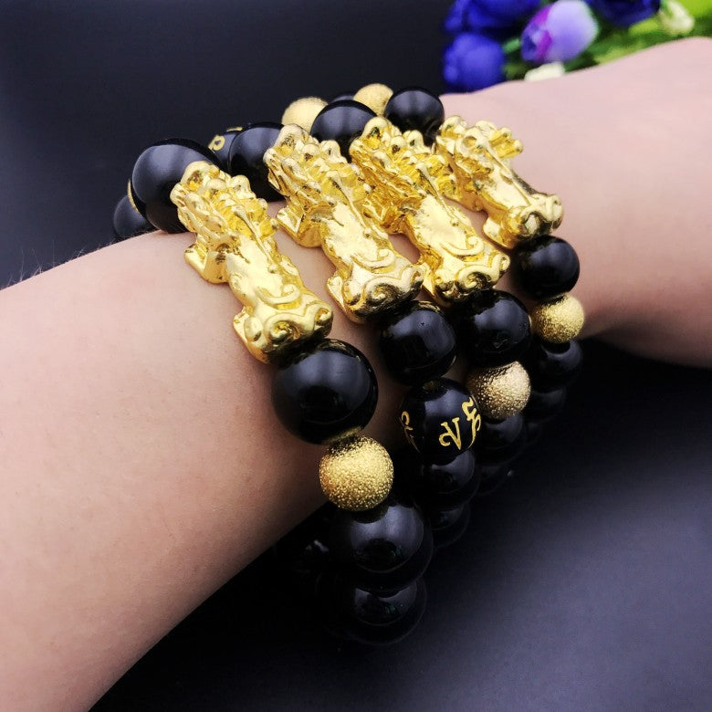 Women's & Men's Ornament Fashion Money Drawing Luck Changing Bracelets