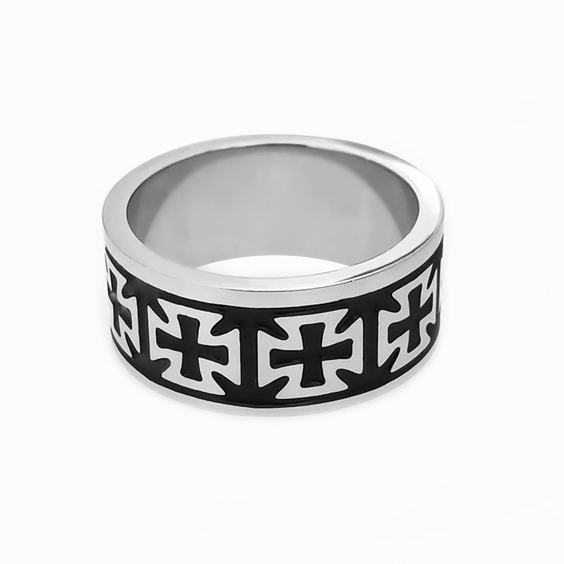 Titanium Steel No Fading Corrosion Smear Rings