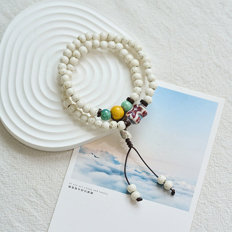 Color Artistic Ancient Style Bead String Bracelets