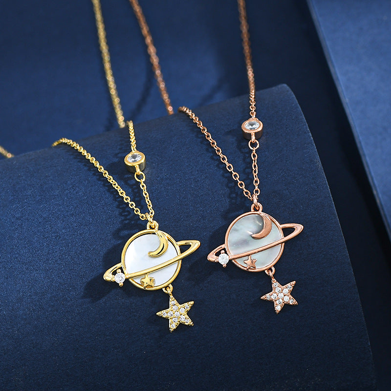 Plating Temperament Clavicle Chain Female Niche Design Necklaces